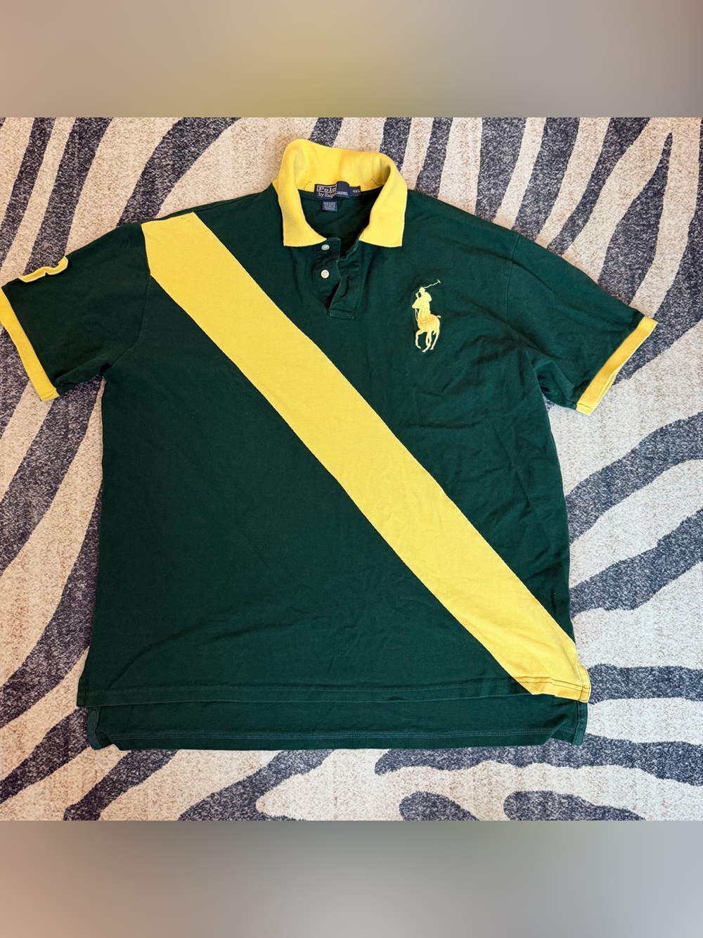 Polo Ralph Lauren Big Pong Green 4XL EUC